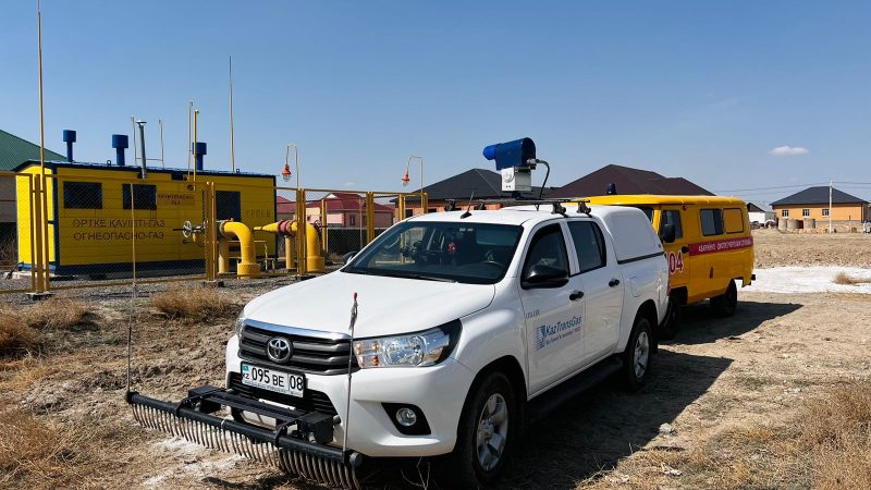 Mobile mobile laboratories “DLS-Pergam” inspect the gas pipelines of the Kyzylorda region